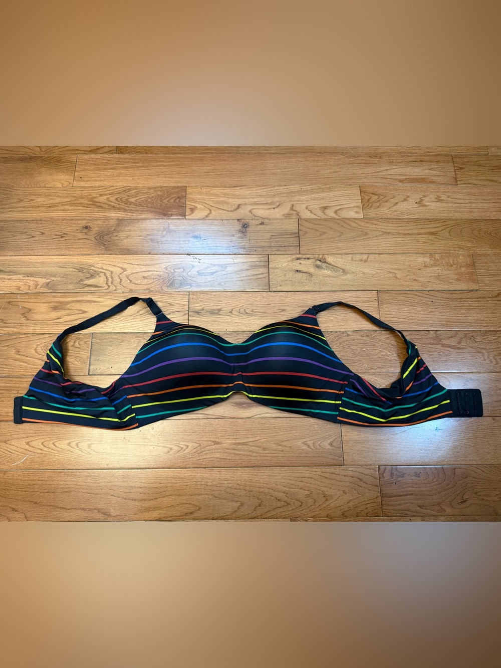 Torrid Dream Wire-Free Push-Up Bra in Rainbow Stripe